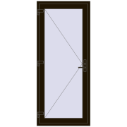 Entrance doors 900x2100 mm DOOR KORSA OPTIMUM REHAU BRILLANT