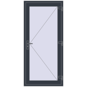 Entrance doors 900x2004 mm DOOR KORSA ENERGY-SAVING REHAU SYNEGO