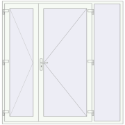 OPTIMUM REHAU BRILLANT 2100x2130 mm
