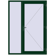 Entrance doors 1500x2100 mm DOOR KORSA OPTIMUM REHAU BRILLANT