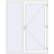 ENERGY-SAVING REHAU SYNEGO 1650x2100 mm