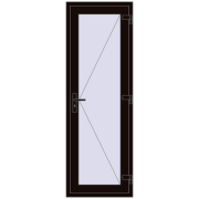 REHAU OPTIMUM 70 TERRACE (Т94) 700x2050 mm BLACK_BROWN two-sided