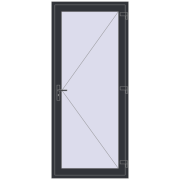 Einfach und Doppelglasschwingtüren 1000x2300 mm INTERIOR door (Т94/60) opens to the outside