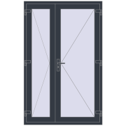 Internal doors 1300x2050 mm REHAU BASE 60 TERRACE (Т94)