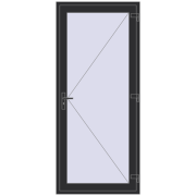 Einfach und Doppelglasschwingtüren 1000x2300 mm INTERIOR door (Т94/60) opens to the outside