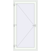 Uși de interior 1000x2050 mm REHAU BASE 60 TERRACE (Т94)