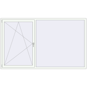 KORSA ENERGY-SAVING REHAU SYNEGO MD 2490x1470 mm