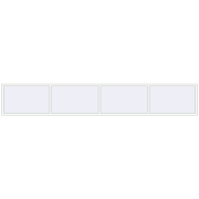 Okna skrzydłowe 5000x800 mm KORSA ALU STANDARD 72 RAL 9016 Traffic white dwustronny