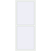 KORSA OPTIMUM REHAU EURO 70 865x2200 mm RAL 9016 Traffic white two-sided