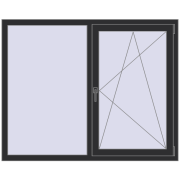 ENERGY-SAVING REHAU SYNEGO MD 1500x1200 mm