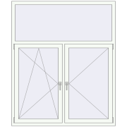 Tilt-and-Turn 1500x1800 mm KORSA OPTIMUM REHAU EURO 70