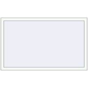 Okna skrzydłowe 1500x900 mm KORSA ALU STANDARD 72 RAL 9016 Traffic white dwustronny