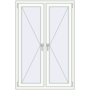 KORSA ENERGY-SAVING REHAU SYNEGO MD 1000x1500 mm
