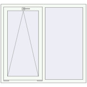Tilt-and-Turn 1300x1200 mm KORSA OPTIMUM REHAU EURO 70