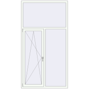KORSA OPTIMUM REHAU EURO 70 1240x2330 mm