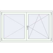 Tilt-and-Turn 1560x940 mm KORSA OPTIMUM REHAU EURO 70