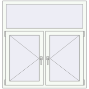 KORSA OPTIMUM REHAU EURO 70 1200x1250 mm