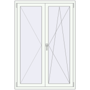 Tilt-and-Turn 1100x1600 mm KORSA OPTIMUM REHAU EURO 70