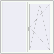 REHAU SYNEGO MD 1500x1500 мм