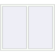 Вікна 1400x1200 мм REHAU SYNEGO MD RAL 9016 Traffic white з двох сторін