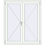 Tilt-and-Turn 1113x1330 mm KORSA OPTIMUM REHAU EURO 70
