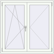REHAU Euro-Design 60 1200x1200 mm