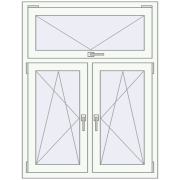 Tilt-and-Turn 1000x1300 mm KORSA OPTIMUM REHAU EURO 70