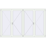 REHAU Euro 70 2460x1550 mm