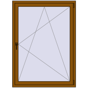 KORSA ENERGY-SAVING REHAU SYNEGO MD 1100x1500 mm