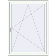 Tilt-and-Turn 1100x1500 mm KORSA ENERGY-SAVING REHAU SYNEGO MD