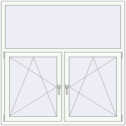 KORSA ENERGY-SAVING REHAU SYNEGO MD 1500x1500 mm