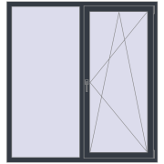 REHAU EURO 70 1500x1600 мм