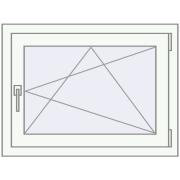 Tilt-and-Turn 820x640 mm KORSA OPTIMUM REHAU EURO 70