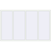 Tilt-and-Turn 2500x1540 mm KORSA BRILLANT DESIGN