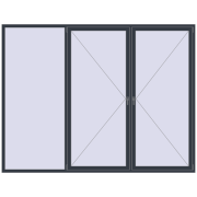 Tilt-and-Turn 3000x2300 mm KORSA ENERGY-SAVING REHAU SYNEGO MD