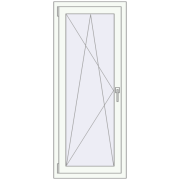 Tilt-and-Turn 600x1500 mm KORSA OPTIMUM REHAU EURO 70