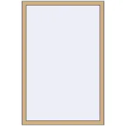 ALU STANDARD 72 1000x1500 mm RAL 1001 Beige two-sided