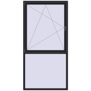Tilt-and-Turn 1200x2400 mm KORSA ENERGY-SAVING REHAU SYNEGO MD