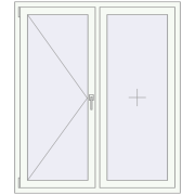 Fenêtres 1300x1500 mm REHAU Euro-Design 60