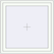 Вікна 1000x1000 мм REHAU SYNEGO MD RAL 9016 Traffic white з двох сторін