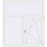 KORSA OPTIMUM REHAU EURO 70 1525x1700 mm