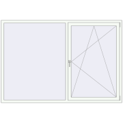 Tilt-and-Turn 2200x1500 mm KORSA ENERGY-SAVING REHAU SYNEGO MD