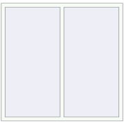 Okna skrzydłowe 1600x1500 mm KORSA ALU STANDARD 72 RAL 9016 Traffic white dwustronny