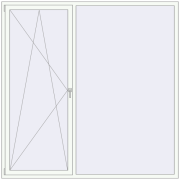 KORSA OPTIMUM REHAU EURO 70 2200x2200 mm