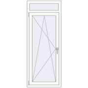 Tilt-and-Turn 650x1640 mm KORSA OPTIMUM REHAU EURO 70