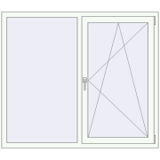 REHAU BRILLANT DESIGN 1500x1300 mm