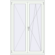 KORSA OPTIMUM REHAU EURO 70 1040x1650 mm