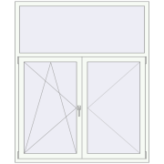 Tilt-and-Turn 1500x1800 mm KORSA OPTIMUM REHAU EURO 70