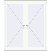 Kipp und Drehfenster 1300x1500 mm REHAU STANDARD (Euro 70)