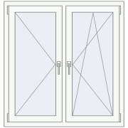 OPTIMUM REHAU EURO 70 1050x1160 mm